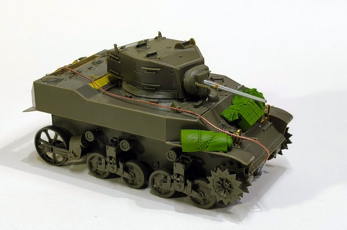 Eureka XXL ER-3584 Zestaw waloryzujący do czołgu lekkiego US M5A1 STUART Early Prod. dopasowany do modeli AFV Club / Upgrade set for the US M5A1 STUART Early Prod. light tank fits AFV Club kit 1/35