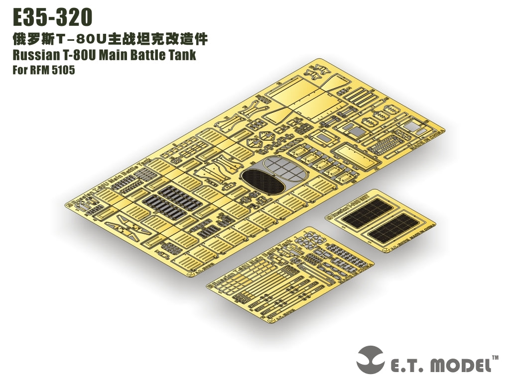 E.T. Model E35-320 Russian T-80U Main Battle Tank 1/35