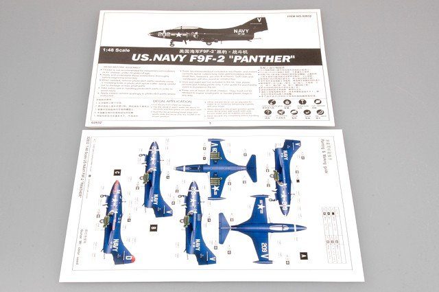 Trumpeter 02832 US.NAVY F9F-2 PANTHER 1/48 – Bild 2