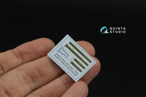 Quinta Studio QR+48130 WWII Red Army AF Seatbelts Type 1 (with metal buckles) (All kits) 1/48