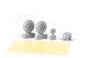 Roues Eduard 648987 P-51B / C à bande de roulement ovale EDUARD 1/48 – image 4