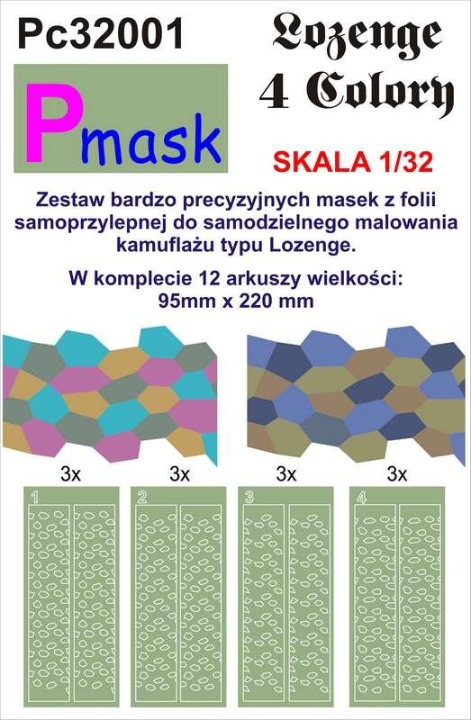 P-Mask PC32001 LOZENGE 4 KOLORY 1/32