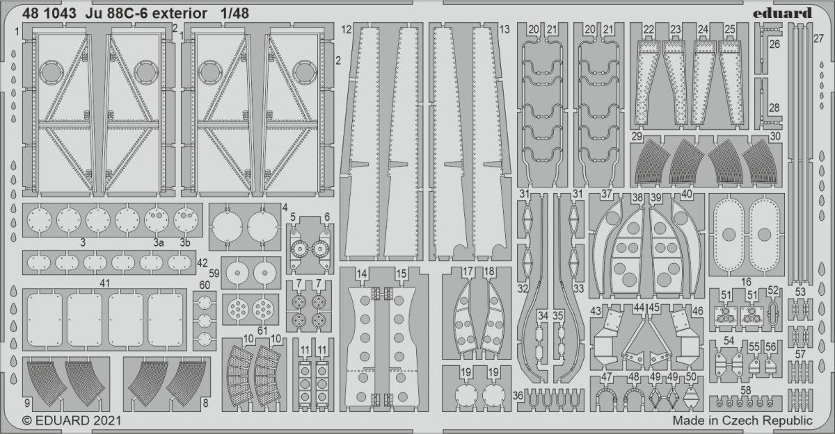 Eduard BIG49283 Ju 88C-6 ICM 1/48 – imagen 3