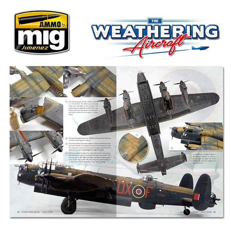 Ammo of Mig 5214 The Weathering Aircraft Issue 14. NIGHT COLORS (English) – immagine 4