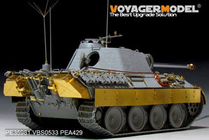 Maquette Voyager PE35981 Char Panther A allemand de la Seconde Guerre mondiale (modèle de base) pour TAKOM au 1/35 – image 5