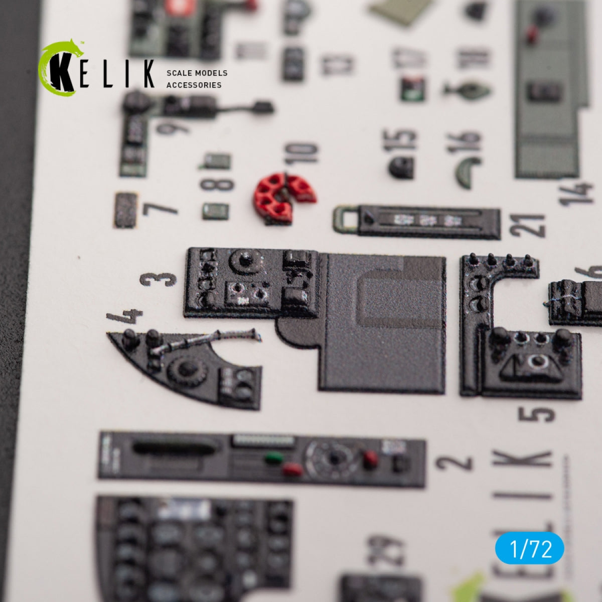 KELIK K72151 Bristol Beaufort Mk.1 - interior 3D decals for Airfix kit 1/72 – immagine 7