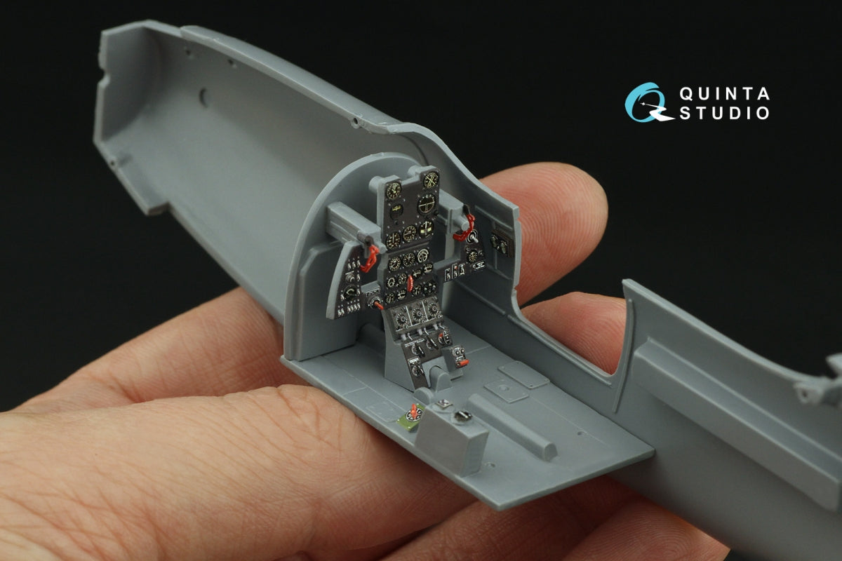 Quinta Studio QD32225 P-39N/Q Airacobra interior 3D-Printed coloured Interior on decal paper (Special Hobby) 1/32 – immagine 10