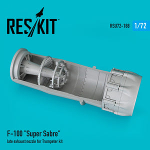 RESKIT RSU72-0188 F-100 &amp;quot;SUPER SABRE&amp;quot; LATE EXHAUST NOZZLE FOR TRUMPETER KIT 1/72 – zdjęcie 2
