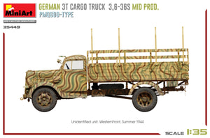 Miniart 35449 Camion cargo allemand 3T 3.6-36S MID PROD. PMQ600-TYPE 1/35 – image 12