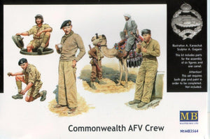 Master Box 3564 Commonwealth AFV Crew Noth Africa 1942-1943 1/35