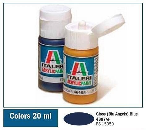 Italeri 4687AP GLOSS ANGEL BLUE 20ml