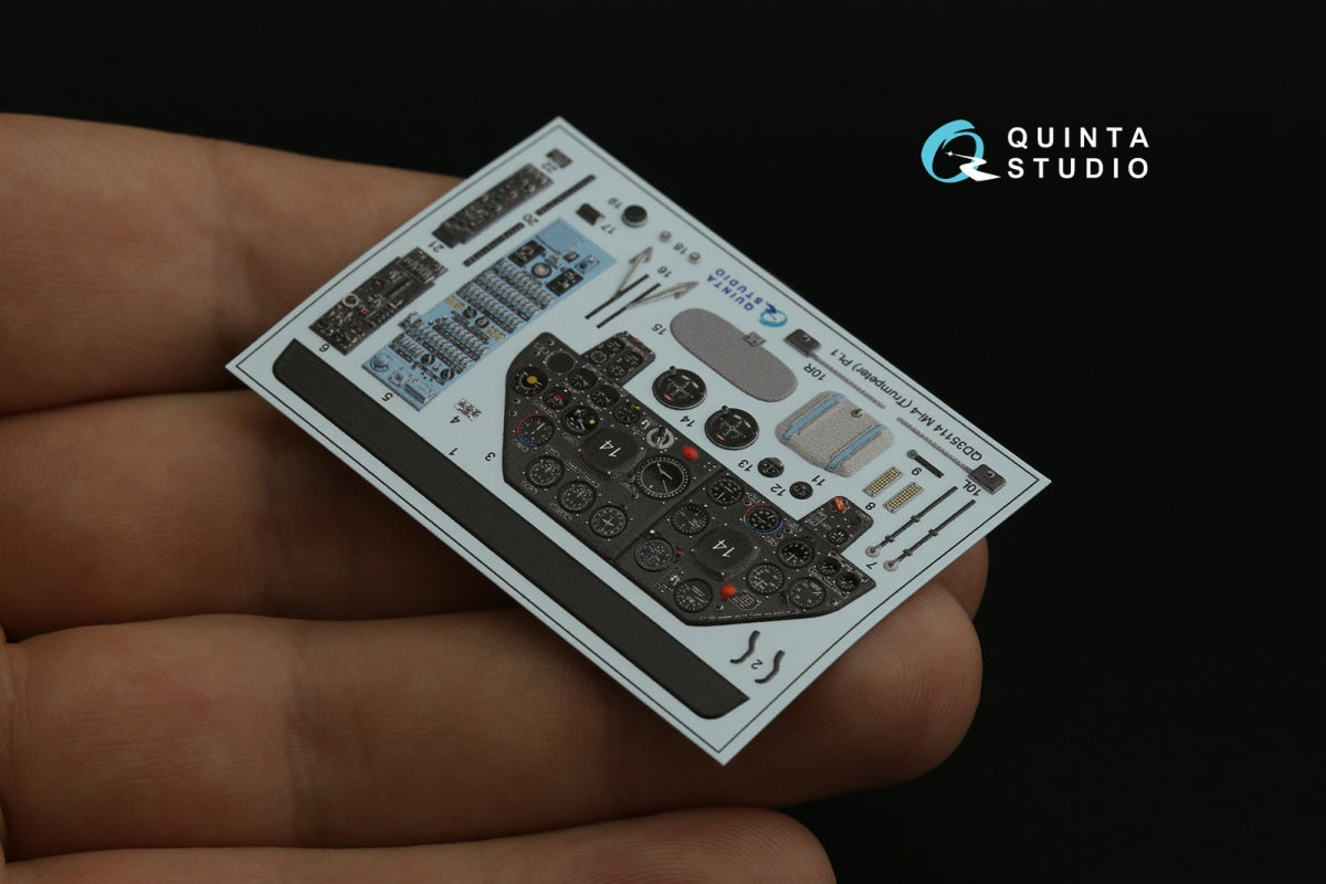 Quinta Studio QD35114 Mi-4 3D-Printed &amp;amp; coloured Interior on decal paper (Trumpeter) 1/35 – Bild 7