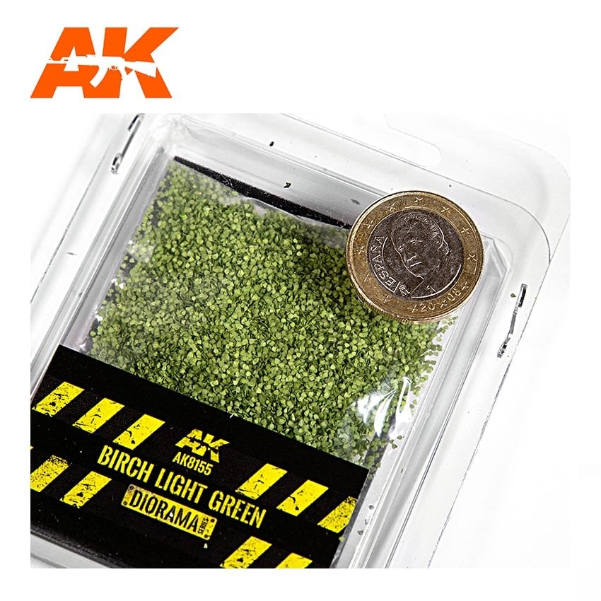 AK Interactive AK8155 BIRCH LIGHT GREEN LEAVES 28MM 1/72 – Bild 2