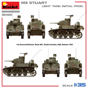 MiniArt 35425 M3 STUART LIGHT TANK, INITIAL PROD 1/35 – immagine 8