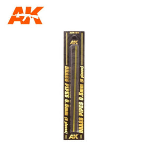 AK Interactive AK9104 BRASS PIPES 0.5MM Ø. 5 UNITS. – immagine 2