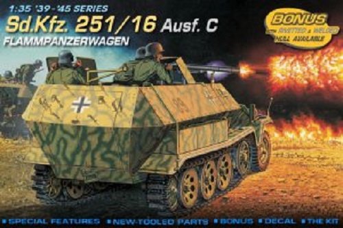 Dragon 6202 Sd.Kfz. 251/16 Ausf. C Flammpanzerwagen 1/35 – immagine 3