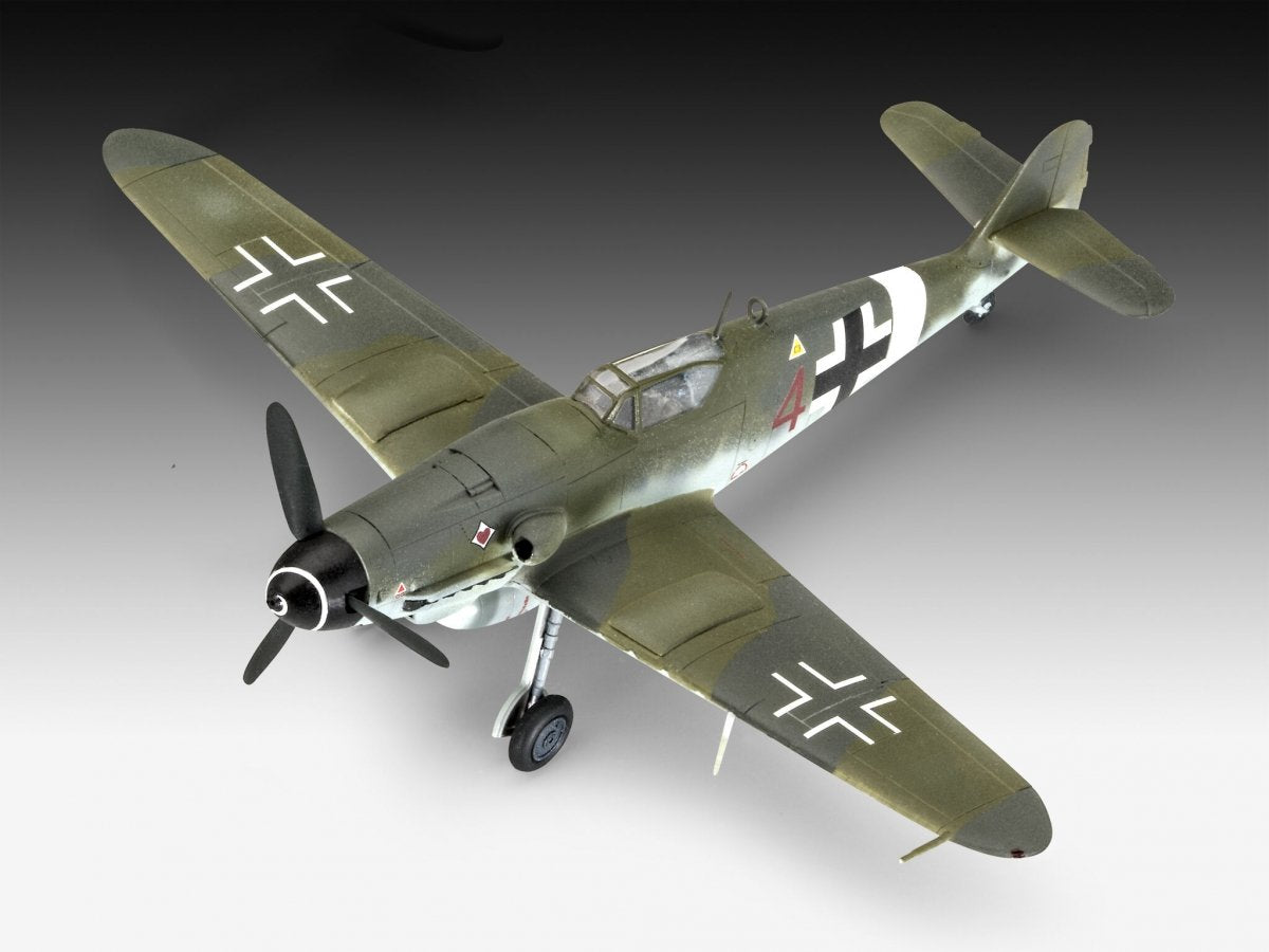 Revell 63710 Combat Set Messerschmitt Bf109G-10 &amp;amp; Spitfire Mk.V 1/72 – immagine 3