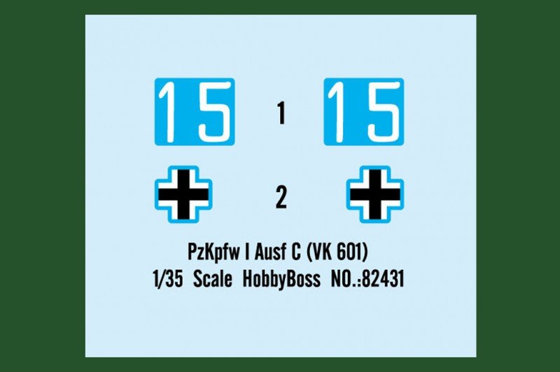 Hobby Boss 82431 PzKpfw I Ausf C (VK 601) 1/35 – immagine 3