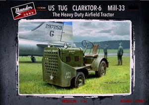 Thunder Model 32001 US Tug Clarktor-6 Mill-33 Tracteur d&amp;#39;aérodrome robuste 1/32 – image 2