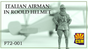 Copper State Models F72-001 Italian Airman in Roold crash helmet 1/72