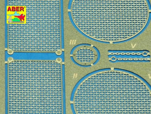 Aber 35G06 Grilles for german tank King Tiger, Jagdtiger 1/35 – zdjęcie 3