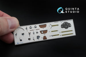 Quinta Studio QD48009 I-16 type 18/24 3D-Printed &amp;amp; coloured Interior on decal paper (for all kits) 1/48 – immagine 3