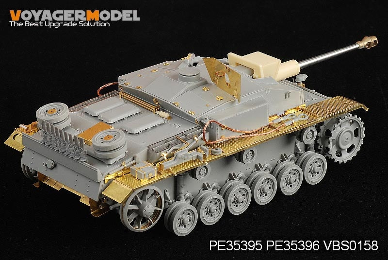 Voyager Model PE35395 WWII German StuG.III Ausf.F8 Late Production Basic For DRAGON 6644 1/35 – zdjęcie 4