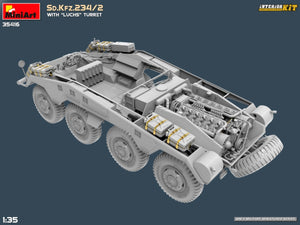 MiniArt 35416 Sd.Kfz.234/2 WITH LUCHS TURRET. INTERIOR KIT 1/35 – image 12