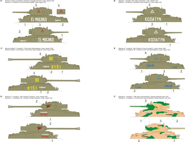 ToRo Model 35D48 - Polish Shermans in Italy, 2nd Polish Corps 1945 vol.3 1/35 – Bild 2