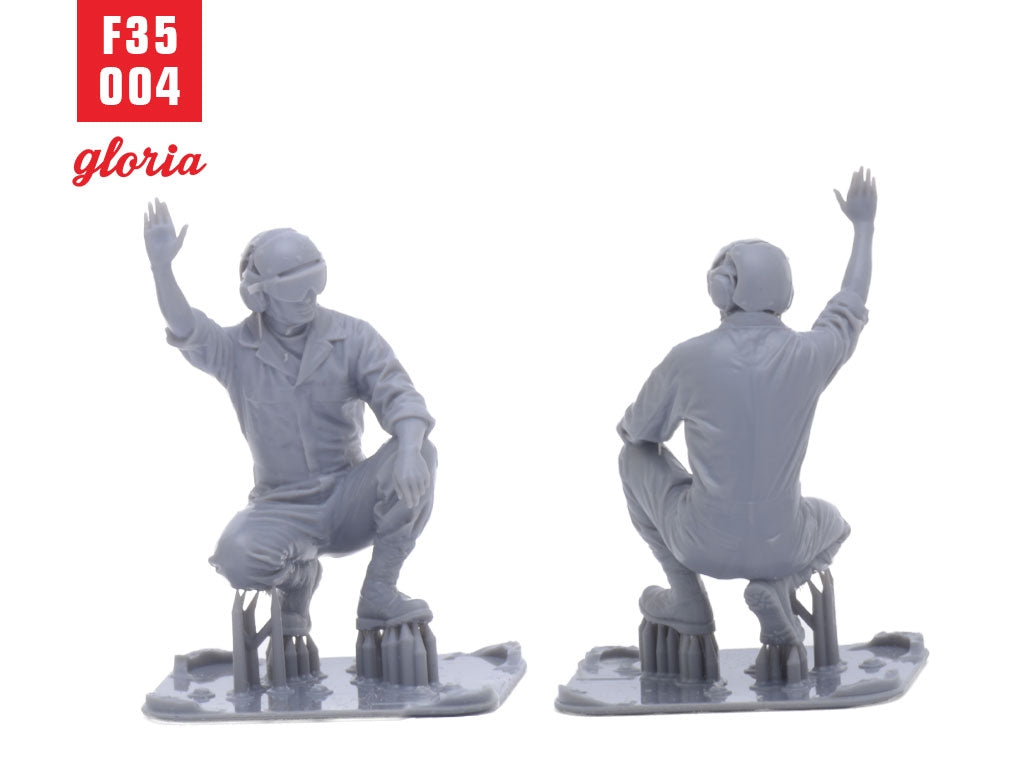 Gloria F35004 USMC Ground Crew Type 4 3D Printed Figures 1/35 – Bild 6