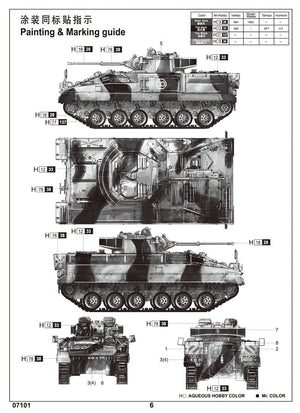 Trumpeter 07101 British Warrior Tracked Mechanised Combat Vehicle 1/72 – imagen 4