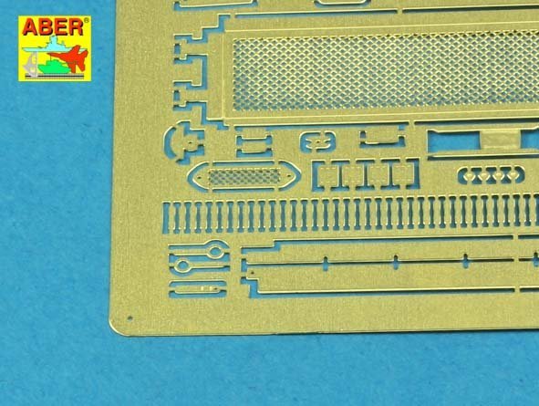 Grilles Aber 35G32 pour char russe T-55AM également pour T-55AMV (1/35) – image 2