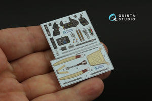 Quinta Studio QD32202 Macchi MC.202 Folgore Late 3D-Printed &amp;amp; coloured Interior on decal paper (Italeri) 1/32 – Bild 7