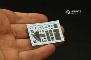 Quinta Studio QD48399 F8F-2 Bearcat 3D-Printed &amp;amp; coloured Interior on decal paper (Academy) 1/48 – immagine 3