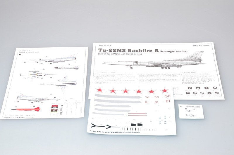 Trumpeter 01655 Tu-22M2 Backfire B Strategic bomber 1/72 – immagine 2