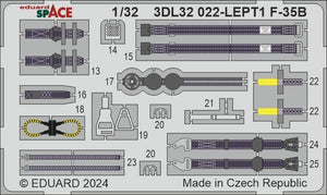 Eduard 3DL32022 F-35B SPACE TRUMPETER 1/32 – image 4
