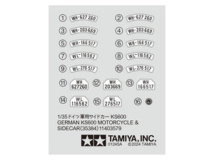 Tamiya 35384 Zundapp KS600 Sidecar 1/35 – image 6