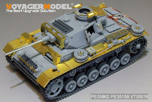 Voyager Model PE35862 WWII German Pz.KPfw.III Ausf.L basic For DRAGON 6387 1/35 – zdjęcie 3