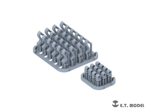 E.T. Model P35-317 Tiger II Spare Track Brackets For Late Version Track ( 3D Print ) 1/35 – immagine 2