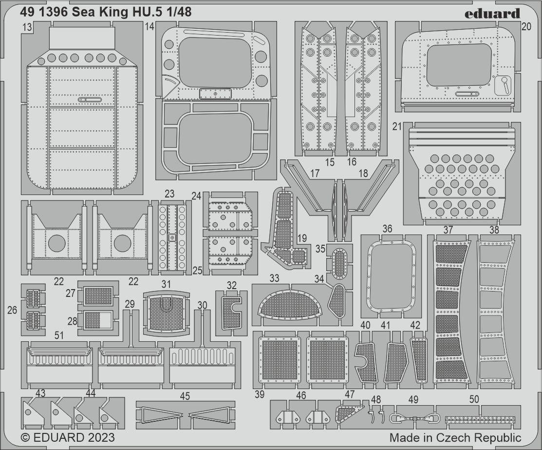 Eduard BIG49399 Sea King HU.5 AIRFIX 1/48 – immagine 3