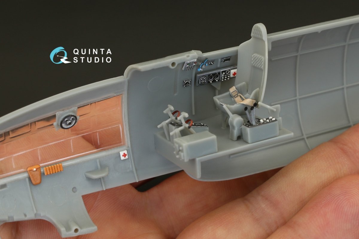 Quinta Studio QD48100 IL-4 3D-Printed &amp;amp; coloured Interior on decal paper (for Xuntong kit) 1/48 – imagen 10