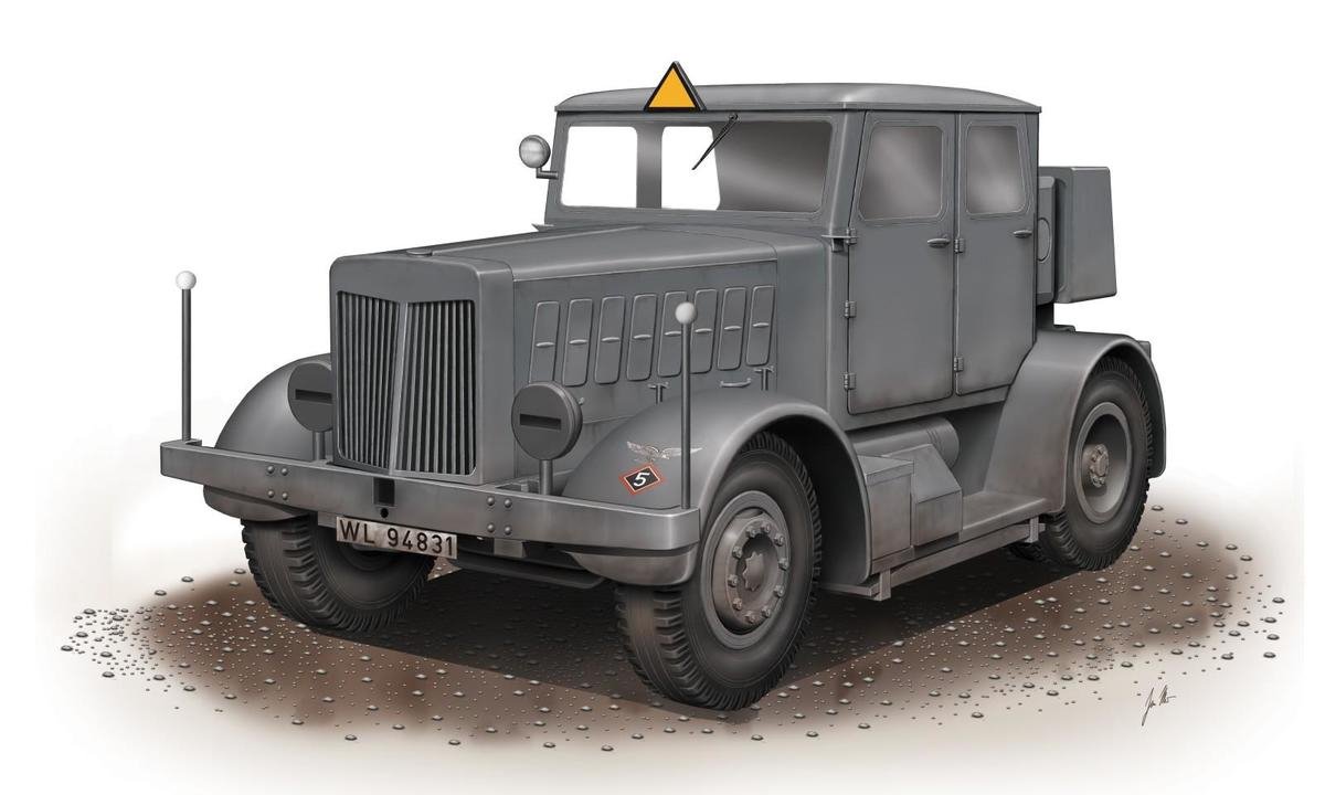 Special Armour 72001 SS-100 Gigant Schwerer Radschlepper/ Heavy Tra. 1/72 – Bild 2