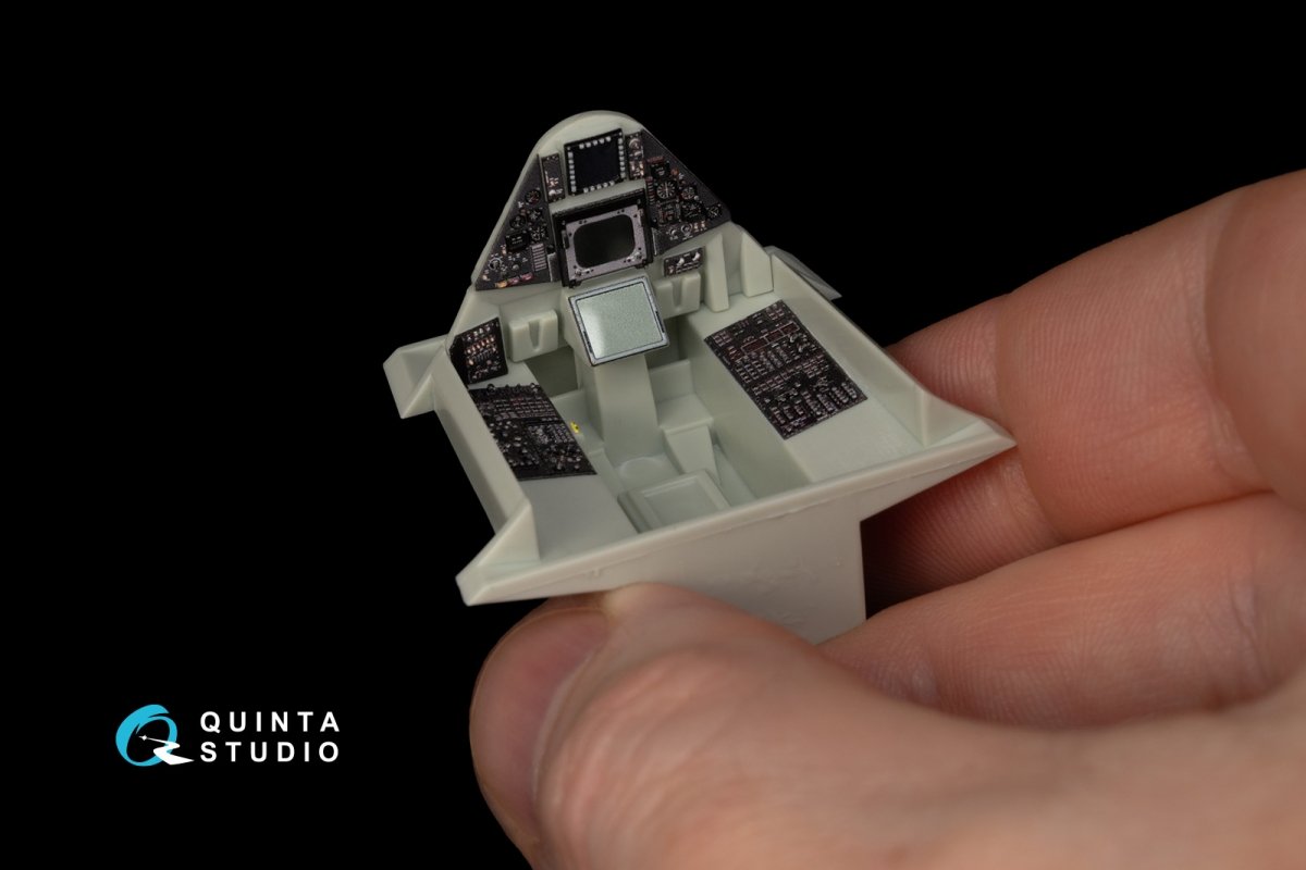 Quinta Studio QD48244 SR-71A 3D-Printed &amp;amp; coloured Interior on decal paper (Revell) 1/48 – immagine 6