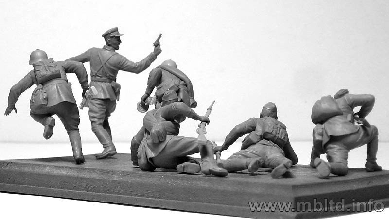Master Box 3563 Counterattack Soviet infantry, summer 1941 1/35 – immagine 6