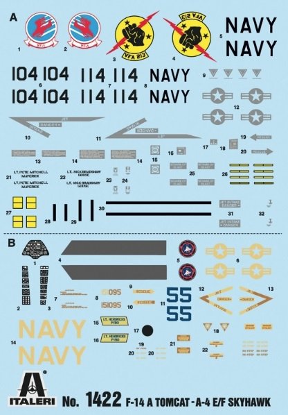 Italeri 1422 Top Gun F-14A contre A-4F 1/72 – image 2