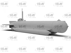 ICM S019 U-Boat Type ‘Molch’ WWII German Midget Submarine 1/72 – immagine 4