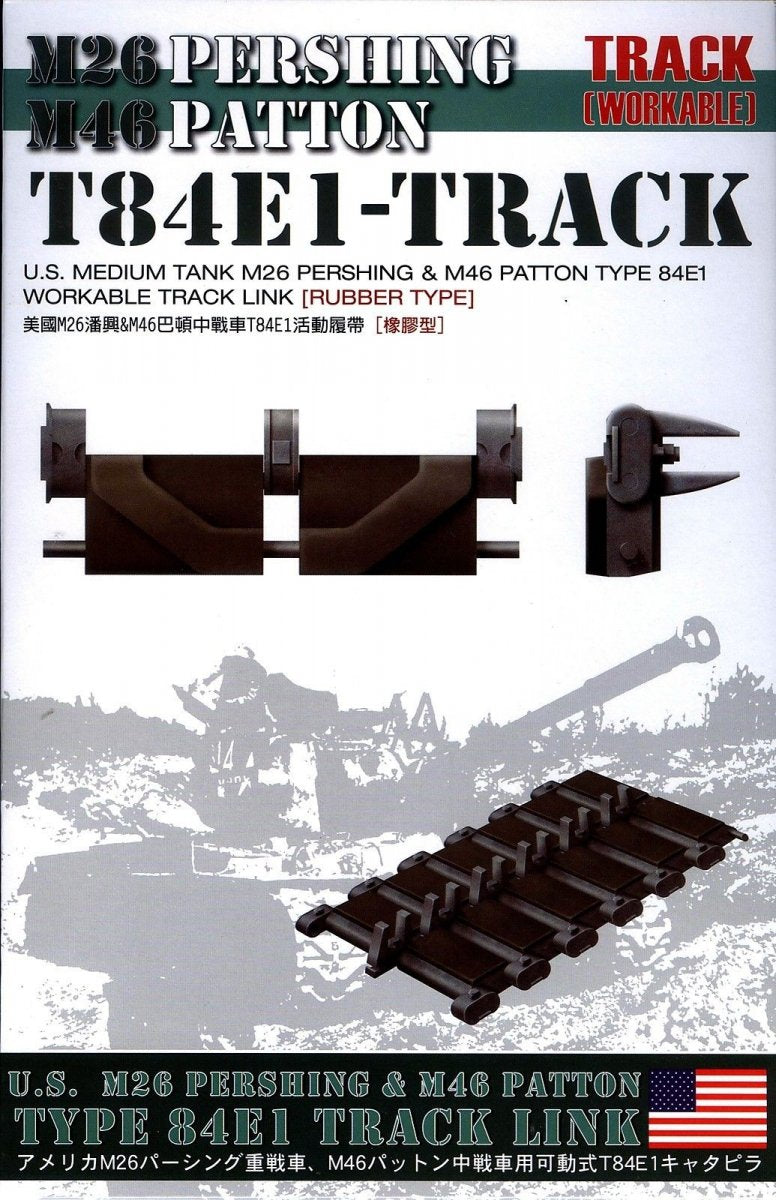 AFV Club 35037 Maillon de chenille T84E1 fonctionnel pour char américain M26 Pershing / M46 Patton 1/35