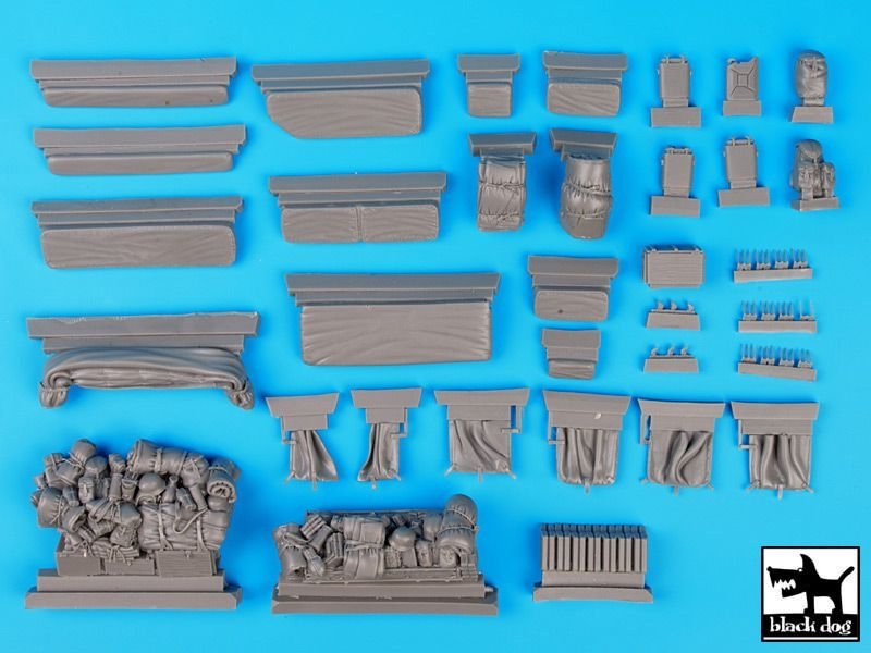 Black Dog T35072 Sd.Kfz 8 big accessories set 1/35 – imagen 6