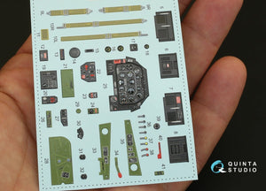 Quinta Studio QD32005 P-51D (Early) 3D-Printed &amp;amp; coloured Interior on decal paper (for Tamiya kit) 1/32 – imagen 2