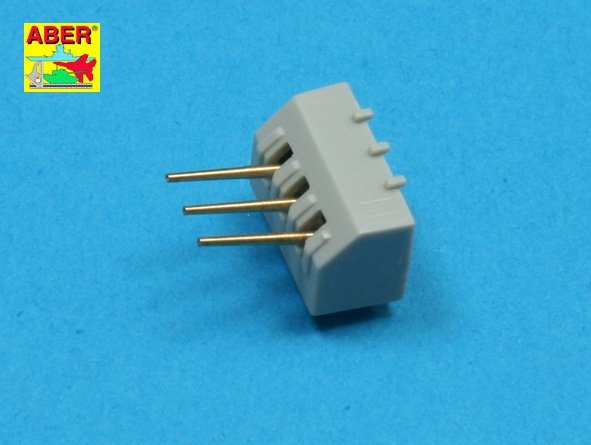Aber 350L-33 Set of 16 pcs 102 mm type BL Mk.IX barrels for Royal Navy 1/350 – Bild 4